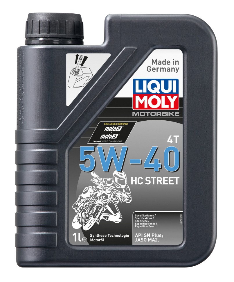 Масло LIQUI MOLY Motorbike 4T HC Street 5W-40 1л. (20750)