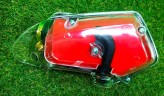 Фильтр воздушный в сборе Honda Dio-27,28  (прозрачная крышка, красный паралон)