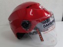Мотошлем открытый  "DAVID"  (327, с внутренними очками L-XXL, red)