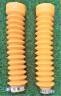 Гофры передних стоек Alpha оранжевые d25, D45, L21 (с хомутами)