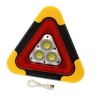 Знак аварийный с фонарем большой HB-7709, желтый (27см х 27см)