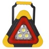 Знак аварийный с фонарем большой HB-7709, желтый (27см х 27см)
