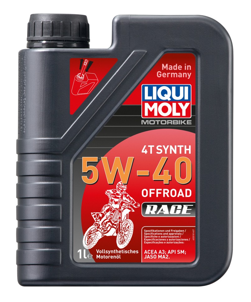 Масло LIQUI MOLY Motorbike 4T Synth Offroad Race 5W-40 1л (3018)
