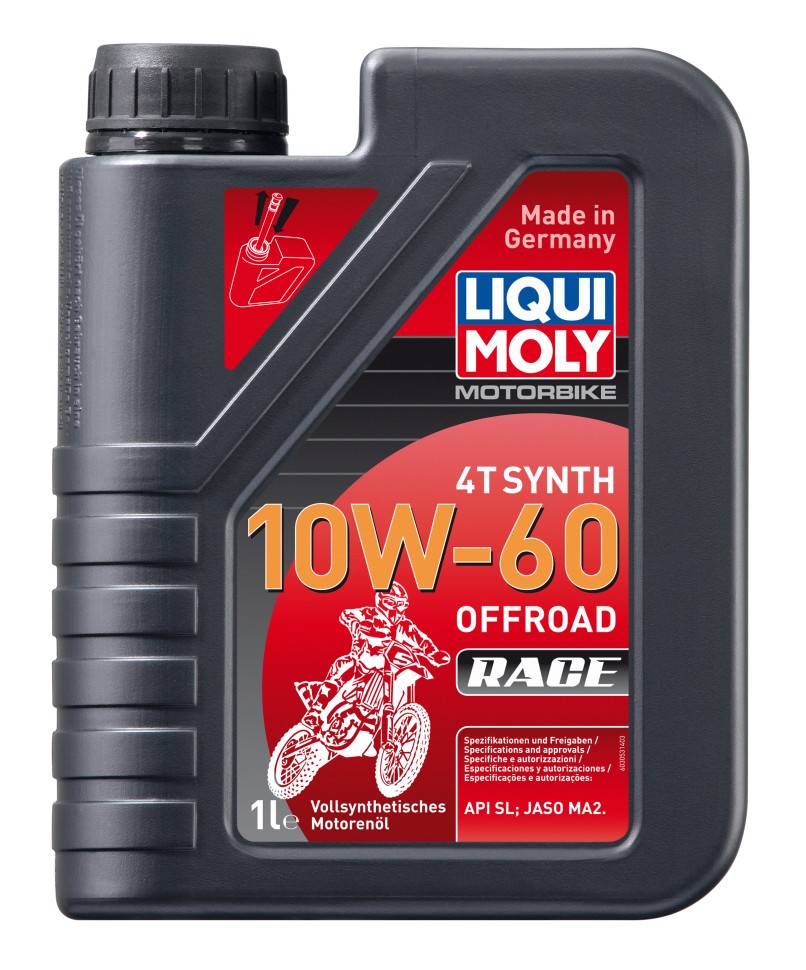 Масло LIQUI MOLY Motorbike 4T Synth Offroad Race 10W-60 1л (3053)